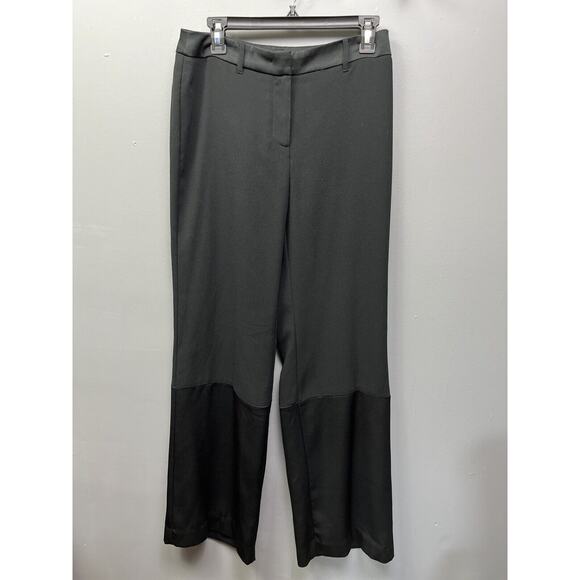 Chico's Black Label Dress Pants Size Misses 0/US 4 Contrast leg Wide leg‎ - Picture 1 of 8